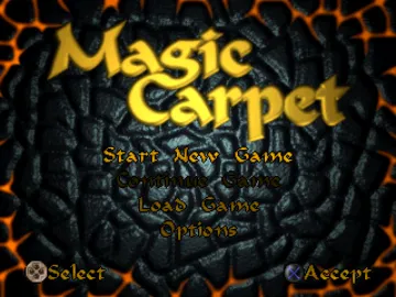 Magic Carpet (JP) screen shot title